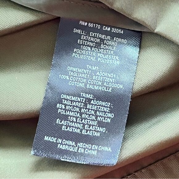 Anthropologie Utility Jacket Size XS Gisborne Obi Trench Anorak Coat in Olive - Picture 7 of 7